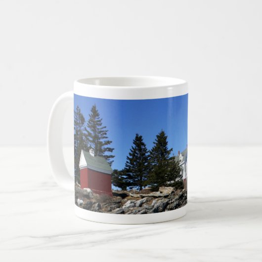 Pemaquid Point Light Kaffeetasse (Vorderseite Links)