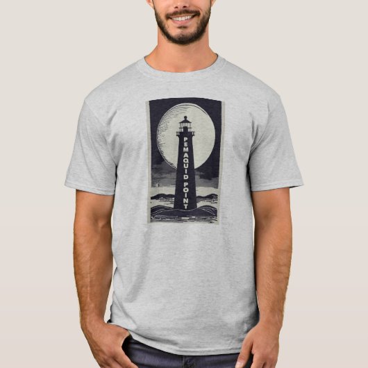 Pemaquid Point Light Mond T-Shirt (Vorderseite)
