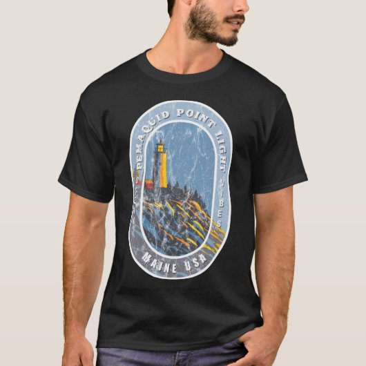 Pemaquid Point Lighthouse 1 T-Shirt (Vorderseite)