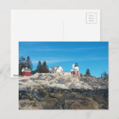 Pemaquid Point Lighthouse 4 Postkarte (Vorne/Hinten)
