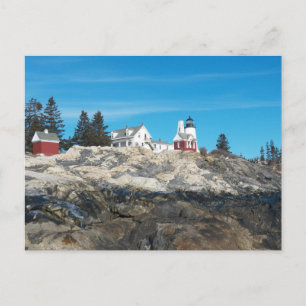 Pemaquid Point Lighthouse 4 Postkarte