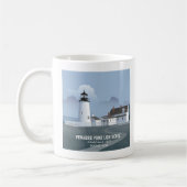 Pemaquid Point Lighthouse Kaffeetasse (Links)