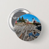 Pemaquid Point Lighthouse, Maine Button (Vorne & Hinten)