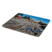 Pemaquid Point Lighthouse, Maine Cutting Board Schneidebrett (Ecke)
