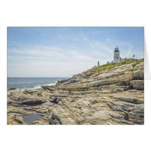 Pemaquid Point Lighthouse Maine Grußkarte