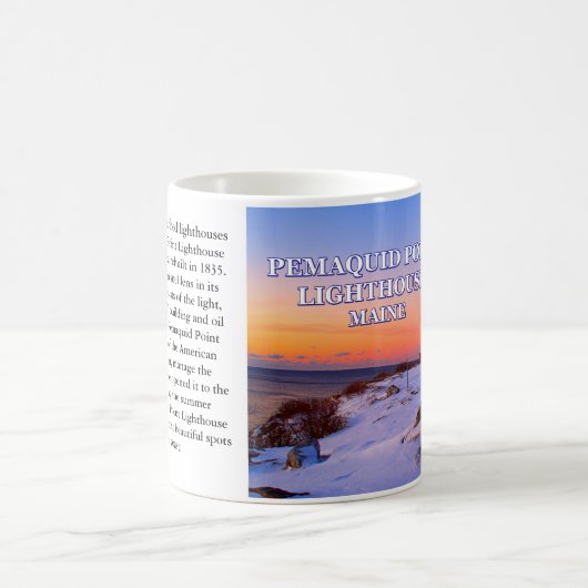 Pemaquid Point Lighthouse, Maine Kaffeetasse (Mittel)
