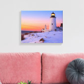 Pemaquid Point Lighthouse, Maine Leinwanddruck (Insitu (Wohnzimmer))