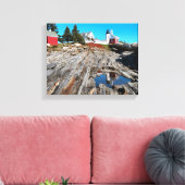 Pemaquid Point Lighthouse, Maine Leinwanddruck (Insitu (Wohnzimmer))