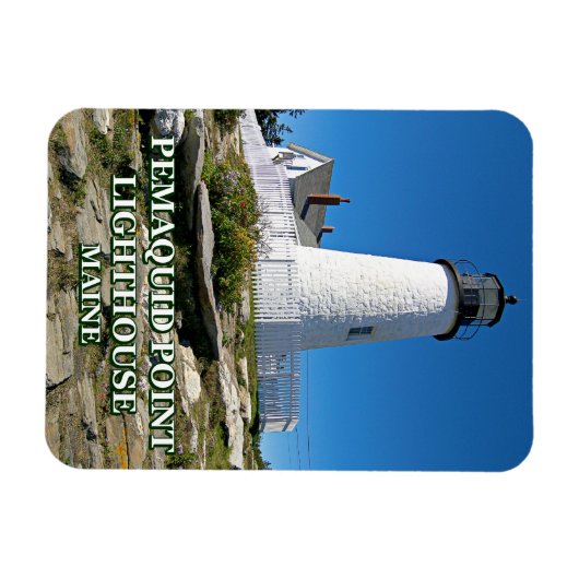 Pemaquid Point Lighthouse, Maine Magnet (Horizontal)