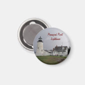 Pemaquid Point Lighthouse, Maine Magnet (Vorderseite/Rückseite)