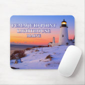 Pemaquid Point Lighthouse, Maine Mousepad (Mit Mouse)