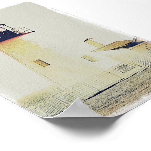 Pemaquid Point Lighthouse Maine Poster (Ecke)