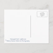 Pemaquid Point Lighthouse Maine Postkarte (Rückseite)