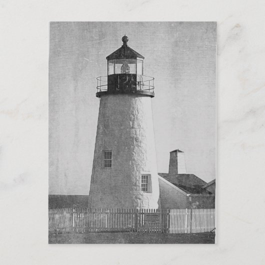 Pemaquid Point Lighthouse Maine Postkarte (Vorderseite)