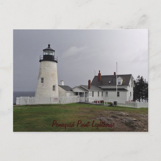 Pemaquid Point Lighthouse, Maine Postkarte (Vorderseite)