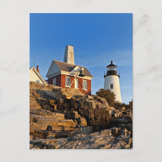 Pemaquid Point Lighthouse, Maine Postkarte (Vorderseite)
