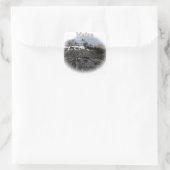 Pemaquid Point Lighthouse Maine Quadratischer Aufkleber (Tasche)
