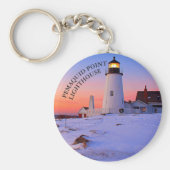 Pemaquid Point Lighthouse Maine Schlüsselanhänger (Vorne)