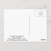 Pemaquid Point Lighthouse Postkarte (Rückseite)