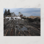 Pemaquid Point Lighthouse Postkarte (Vorderseite)