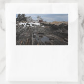 Pemaquid Point Lighthouse Rechteckiger Aufkleber (Tasche)