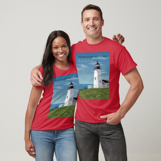 Pemaquid Point Lighthouse T-Shirt (Unisex)