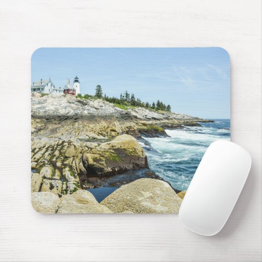 Pemaquid Point Maine Lighthouse Mousepad (Mit Mouse)