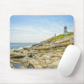 Pemaquid Point Maine Lighthouse Mousepad (Mit Mouse)
