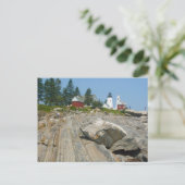Pemaquid Point Maine Postkarte (Stehend Vorderseite)