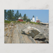 Pemaquid Point Maine Postkarte (Vorderseite)