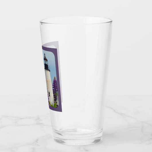 Pemaquid Point Plum Coastal Maine Leuchtturm Glas (Links)