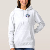 Pemaquid Point Surf WhiteCoastal Maine Leuchtturm Hoodie (Vorderseite)