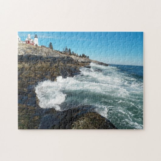 Pemaquid Punkt-Leuchtturm 1 Puzzle (Horizontal)