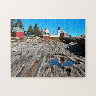 Pemaquid Punkt-Leuchtturm, Bristol Maine Puzzle