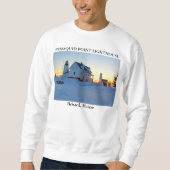 Pemaquid Punkt-Leuchtturm, Bristol Maine Sweatshirt (Vorderseite)