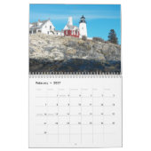 Pemaquid Punkt-Leuchtturm-Kalender Kalender (Feb 2027)