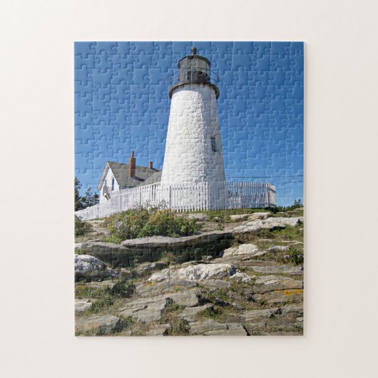 Pemaquid Punkt-Leuchtturm, Maine Puzzle (Vertikal)
