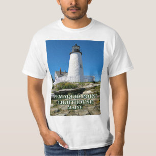 Pemaquid Punkt-Leuchtturm, Maine T-Shirt