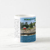 Pemaquid Punkt-Leuchtturm, Maine-Tasse Kaffeetasse (Mittel)