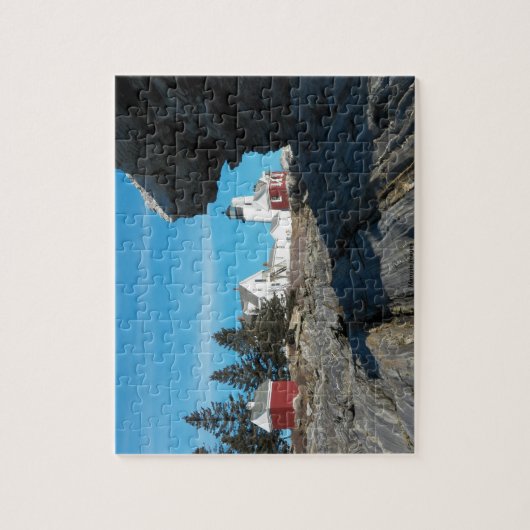 Pemaquid Punkt-Leuchtturm Puzzle (Vertikal)