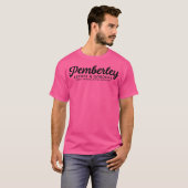Pemberley Anwesen and Gardens Stolz und Vorurteile T-Shirt (Vorne ganz)