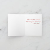 Pemberley Christmas Card Feiertagskarte (Innenseite)