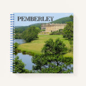 Pemberley in Derbyshire Spiral Notebook Notizblock (Vorderseite)