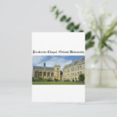 Pembroke Chapel Oxford University Postkarte (Stehend Vorderseite)