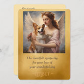 Pembroke Corgi elegantes Angel Beileid (Vorne/Hinten)