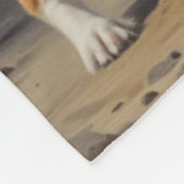 Pembroke Corgi Fleecedecke (Ecke)