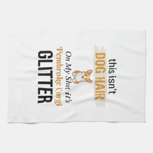 Pembroke Corgi Glitter Lustiges Hunde-Liebhaber-De Geschirrtuch