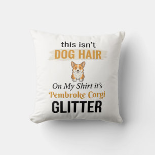 Pembroke Corgi Glitter Lustiges Hunde Liebhaber De Kissen