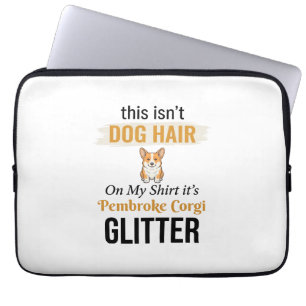 Pembroke Corgi Glitter Lustiges Hunde-Liebhaber-De Laptopschutzhülle