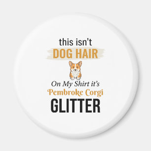 Pembroke Corgi Glitter Lustiges Hunde Liebhaber De Magnet